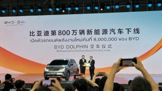 比亚迪大消息：首个海外乘用车工厂峻工！第800万辆新能源车下线！