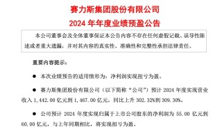 赛力斯“逆袭”！4年连亏后 2024年净利润预计最高达60亿元 2025年M8将带动百亿营收？