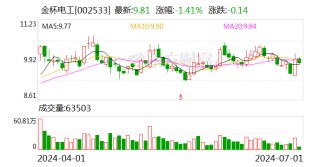 金杯电工新设国贸公司加快海外布局