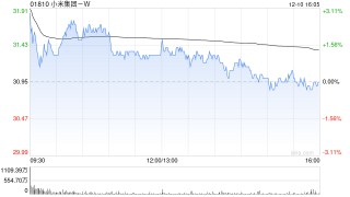 花旗：予小米集团-W“买入”评级 目标价34.9港元