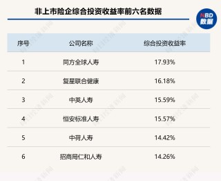 非上市寿险“成绩单”出炉：59家公司共赚约247亿元，超七成盈利，20家去年投资收益表现亮眼