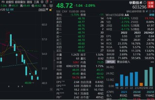 下周A股解禁市值近600亿元 华勤技术、复旦微电、海通证券、华虹公司、厦钨新能解禁市值居于前五（附名单）