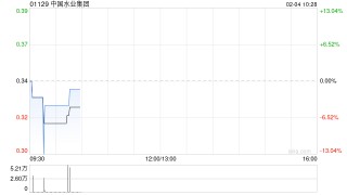 中国水业集团2月3日发行2.87亿股供股股份