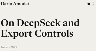 美AI公司CEO“万字檄文”施压白宫加强管制，质疑DeepSeek或使用禁运芯片