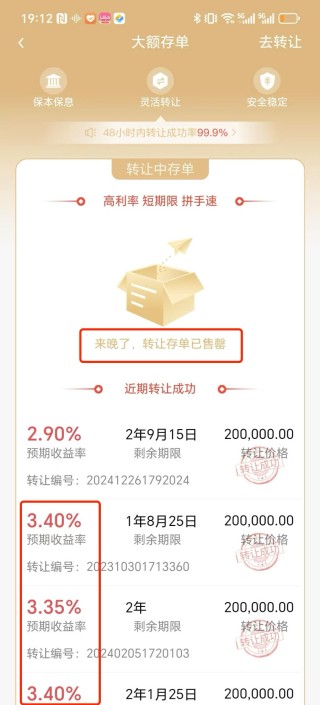 新春走基层｜3%以上利率难寻！大额存单转让区频现秒光 部分国有大行新发已不缺额度