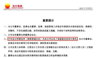 东方集团涉嫌连续4年财务造假，大华会计师事务所连续3年出具“无保留意见”审计报告