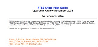 涉A股多只指数重大调整！即将实施