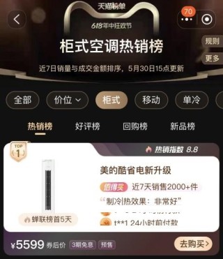 搜狐[股莘配资]年中开门红销量第一！美的空调以科技引领舒适生活