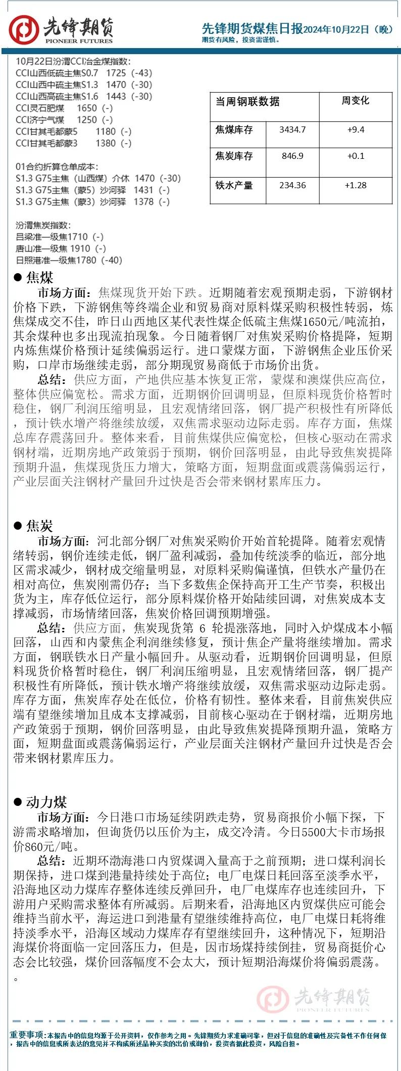 先锋期货 | 国内商品大面积飘红，化工板块整体企稳，黑色系集体飘绿-第3张图片