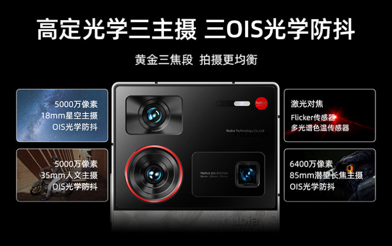 上市三个月直降千元：努比亚 Z60 Ultra 领先版 16G+512G 版 3671 元-第7张图片