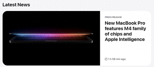 苹果发布新款MacBook Pro，M4 Max芯片重磅登场-第1张图片