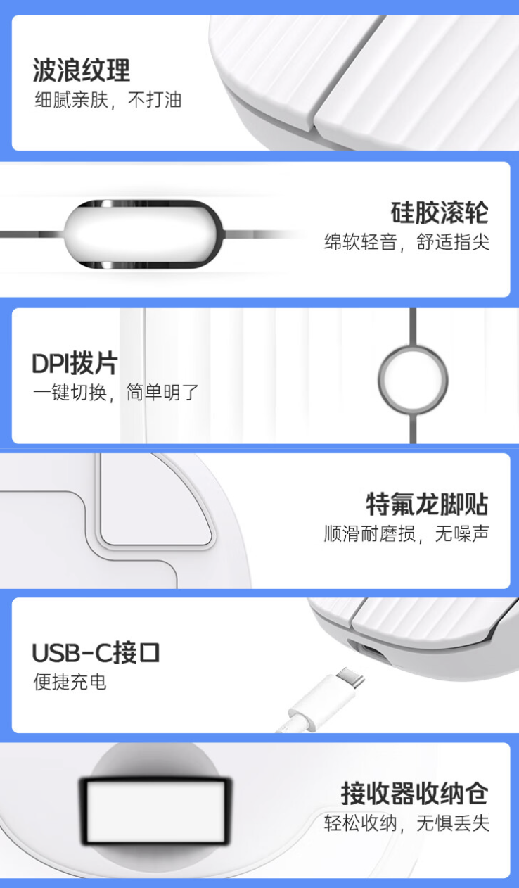 机械师推出 M3 Air 双模办公鼠标：65 克重量，12 天续航，59 元-第4张图片
