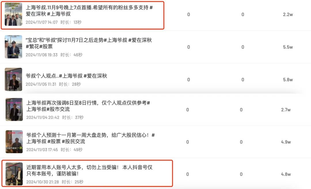 股市网红“爱在深秋”账号被封：账号仅存活9天，曾预告明日首开直播-第2张图片
