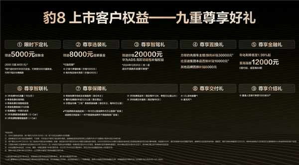 比亚迪首款华为智驾车！方程豹汽车豹8上市：37.98万起-第3张图片
