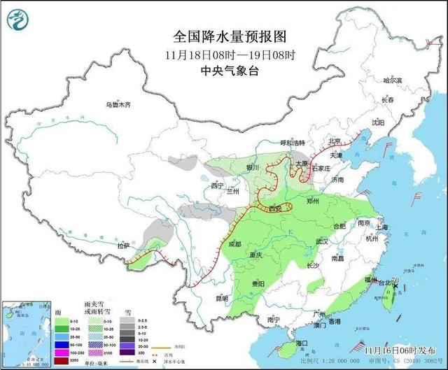 冷冷冷！大风＋降温都来了！全国冰冻线进程图出炉，这些地方雨雪天气持续在线-第4张图片