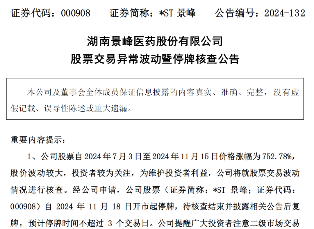 突发公告：停牌核查！股价暴涨752%，被重点监控！公司连亏5年，因付不起188万元家具款破产预重整-第2张图片