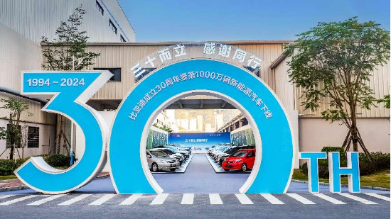 比亚迪达成全球首个新能源汽车千万辆下线里程碑-第1张图片