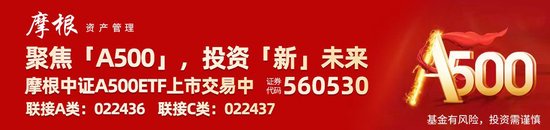 市场震荡上行逻辑仍在，摩根中证A500ETF(560530)上市以来“吸金”超百亿，摩根“A系列”规模合计超160亿元-第1张图片