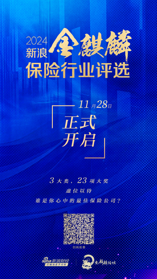 2024新浪金麒麟保险行业评选正式启动 三大类23个奖项虚位以待-第1张图片