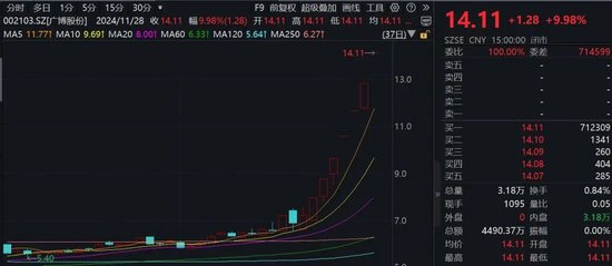 七连板！“谷子经济”概念股广博股份发布股票交易严重异常波动公告-第1张图片