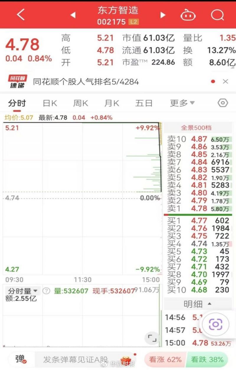 6万股民遭“闷杀”！这只股最后3分12秒惊魂跳水，从涨停板回撤9个点-第1张图片