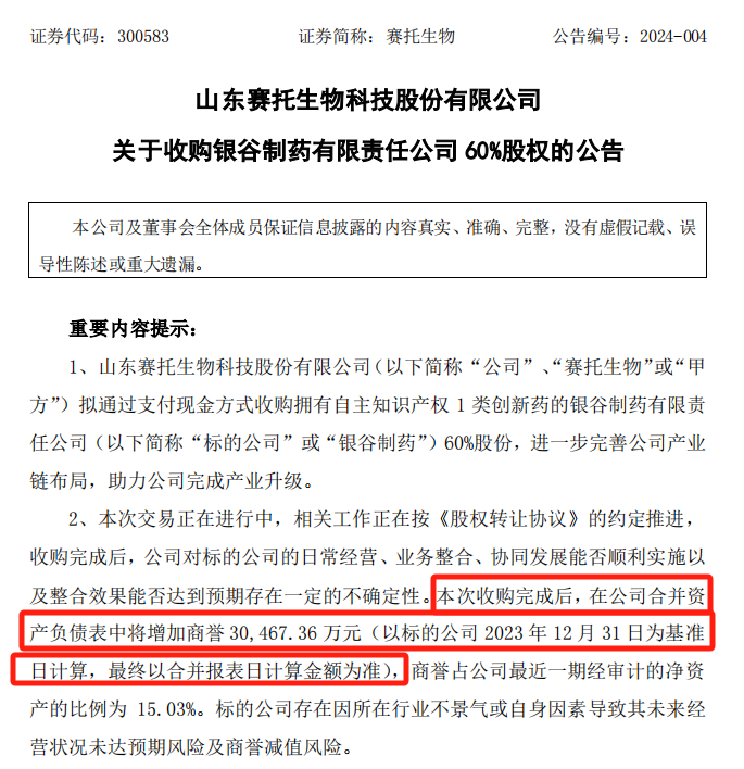 百亿A股，拟发起医药并购！-第2张图片