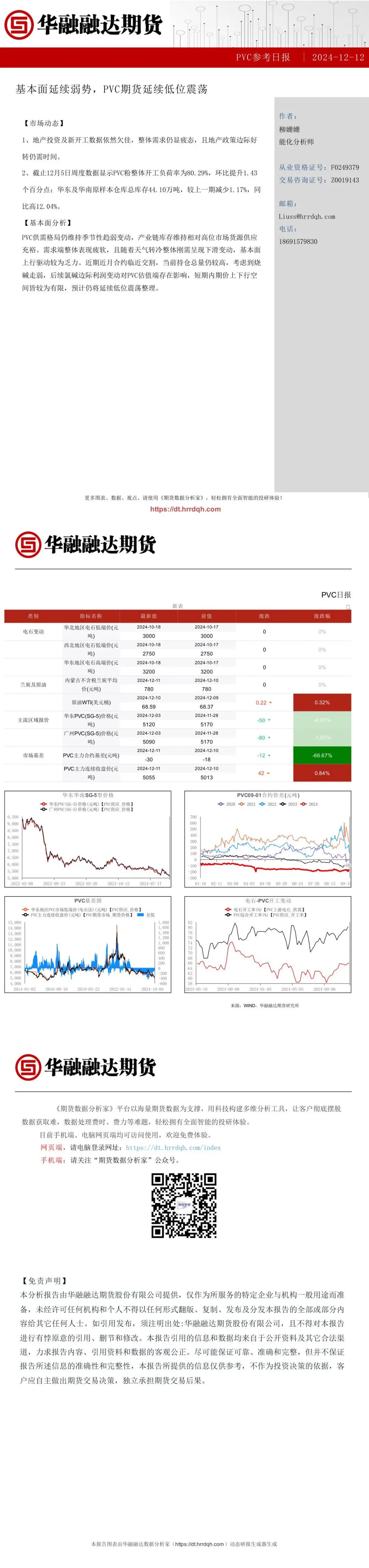 基本面延续弱势，PVC期货延续低位震荡-第2张图片