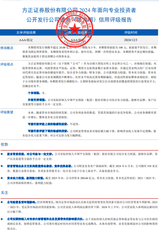一周金融机构要闻汇总：方正证券斥资5,000万元增资方正香港金控、华创证券创业板打新弃购-第55张图片