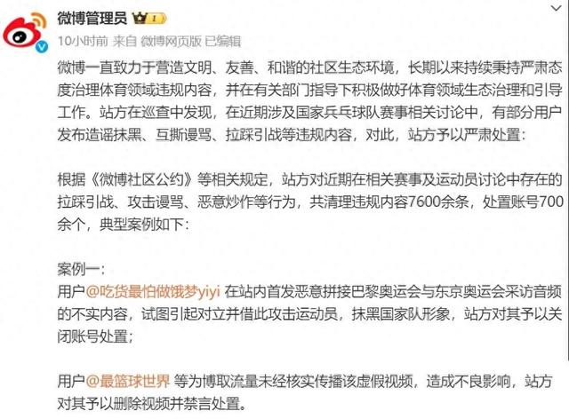 多位“大V”道歉！造谣、拉踩……多平台清理国乒“饭圈”-第1张图片