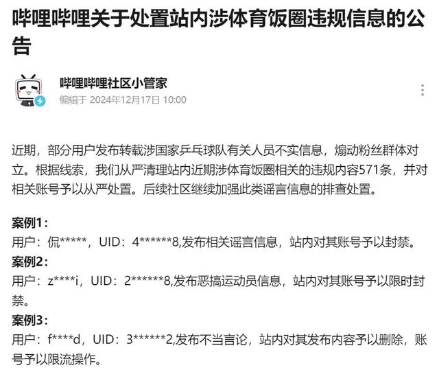 多位“大V”道歉！造谣、拉踩……多平台清理国乒“饭圈”-第4张图片