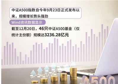 中证A500基金总规模突破3200亿元 创出新高-第1张图片