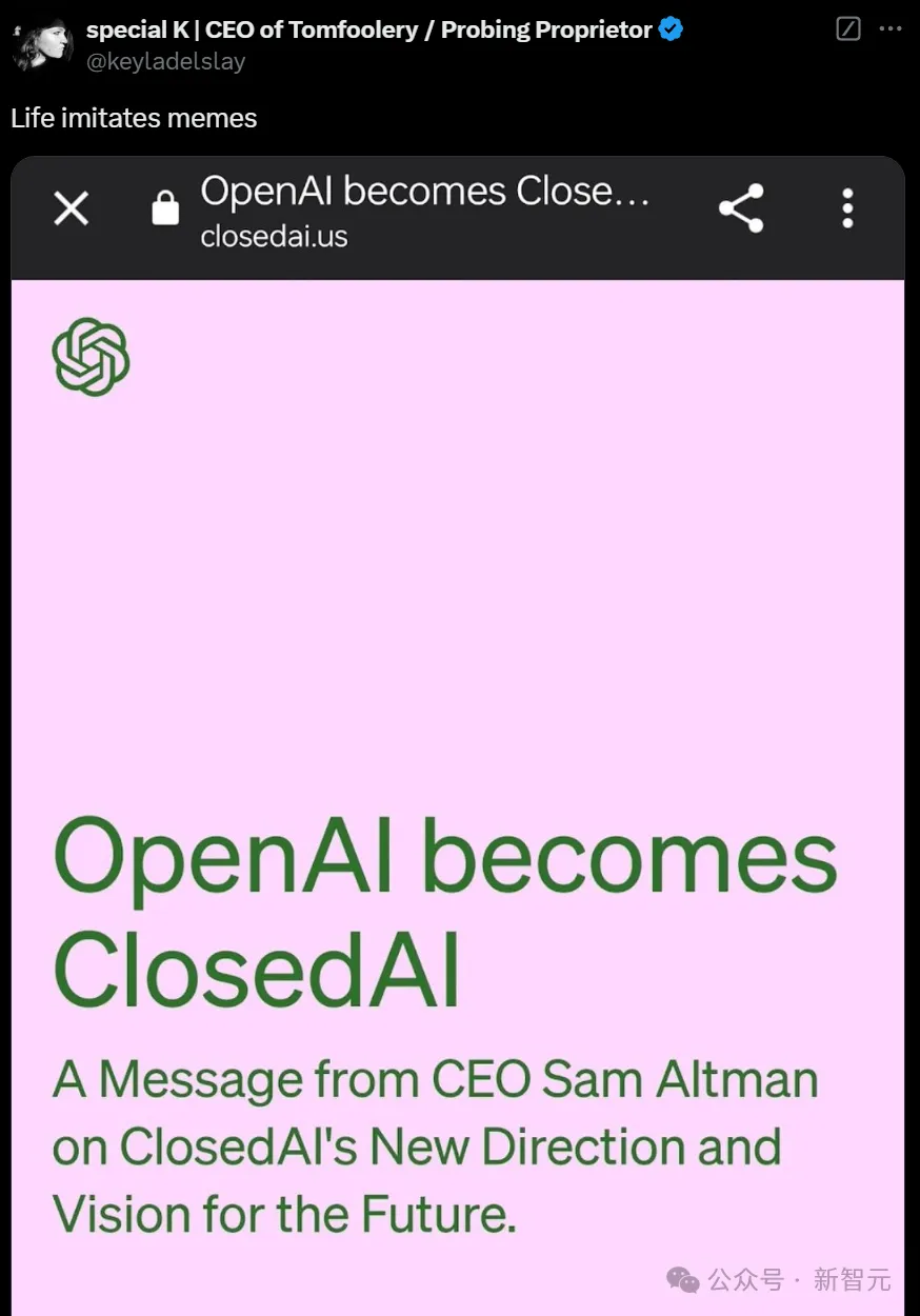 OpenAI大地震一分为二，全力冲刺AGI！一半向钱看，一半装理想-第8张图片