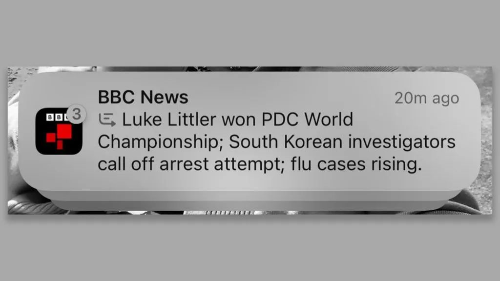 苹果AI通知摘要又出错，BBC怒斥误导用户-第1张图片
