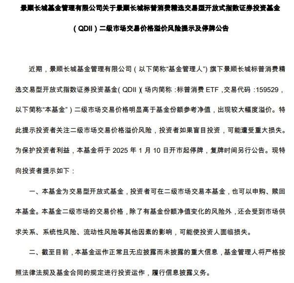 疯狂的跨境ETF被“暂停”，炒高溢价行为何时结束？-第1张图片
