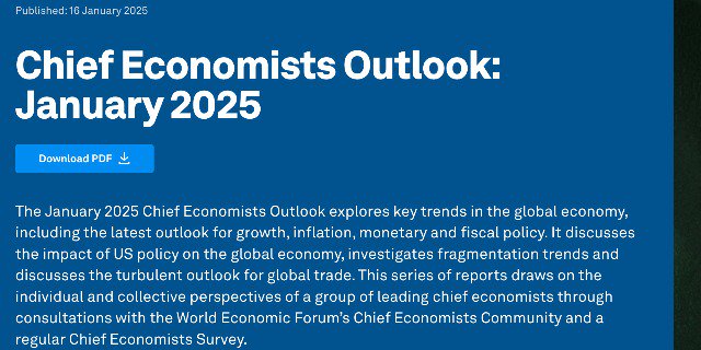 展望2025丨世界经济论坛：经济碎片化加剧，全球增长前景承压-第1张图片