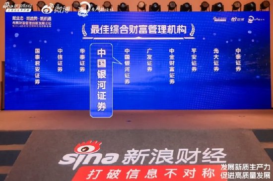 中国银河证券荣获新浪财经“金麒麟”四项大奖（附现场荣誉时刻）-第3张图片