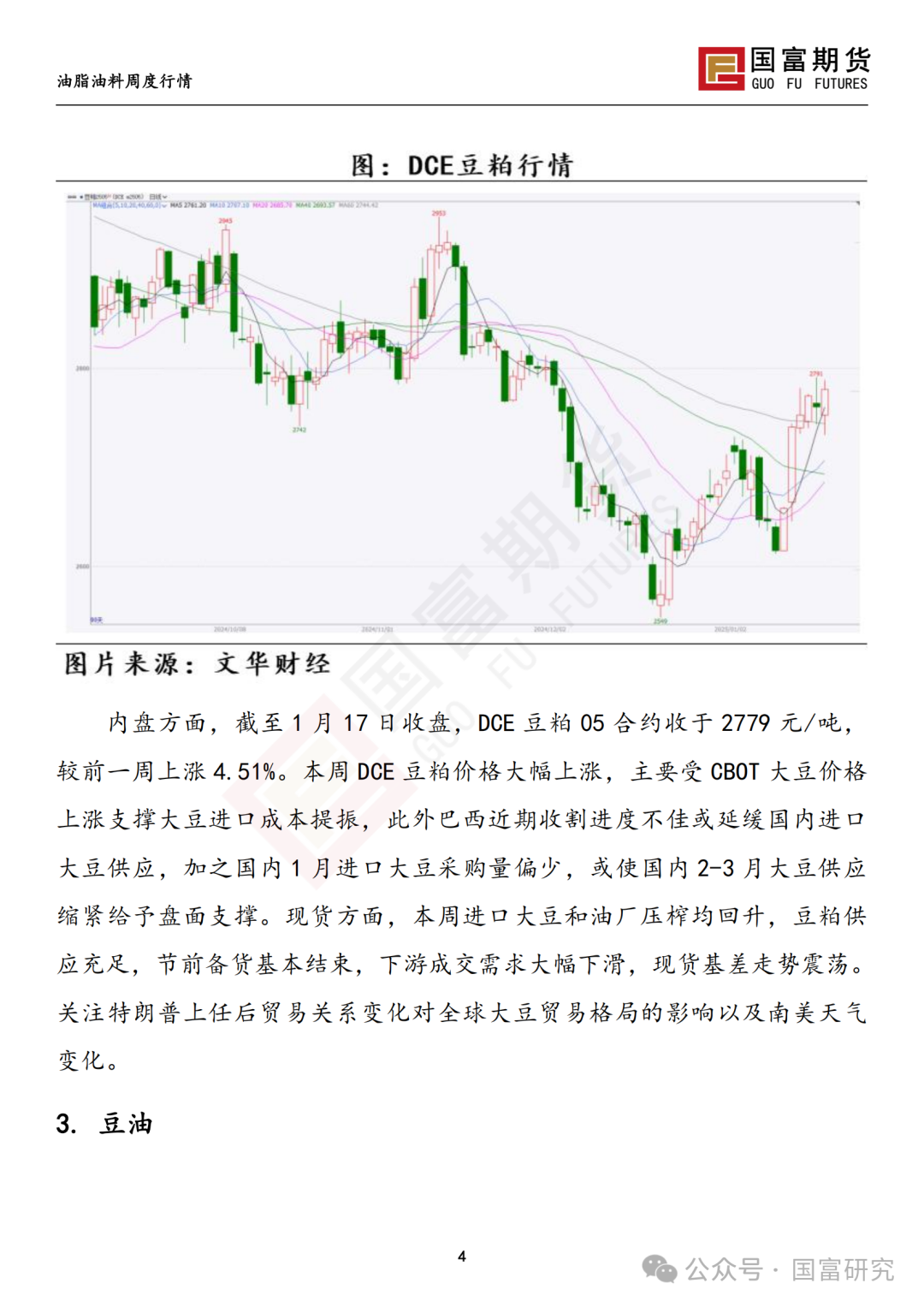 【国富豆系研究周报】特朗普上任在即 市场谨慎交投-第5张图片