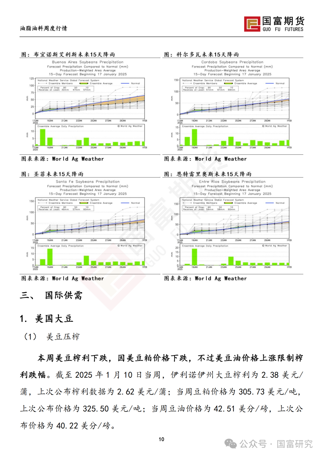 【国富豆系研究周报】特朗普上任在即 市场谨慎交投-第11张图片