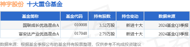 1月20日神宇股份涨10.81%，国联成长优选混合A基金重仓该股-第1张图片