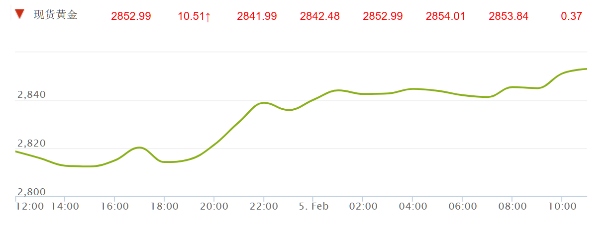 机构预测金价或突破3000美元 山东黄金涨超7%领跑黄金股-第2张图片