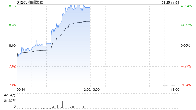 栢能集团现涨9% 本周五将发业绩此前预计全年纯利超2.5亿港元-第1张图片