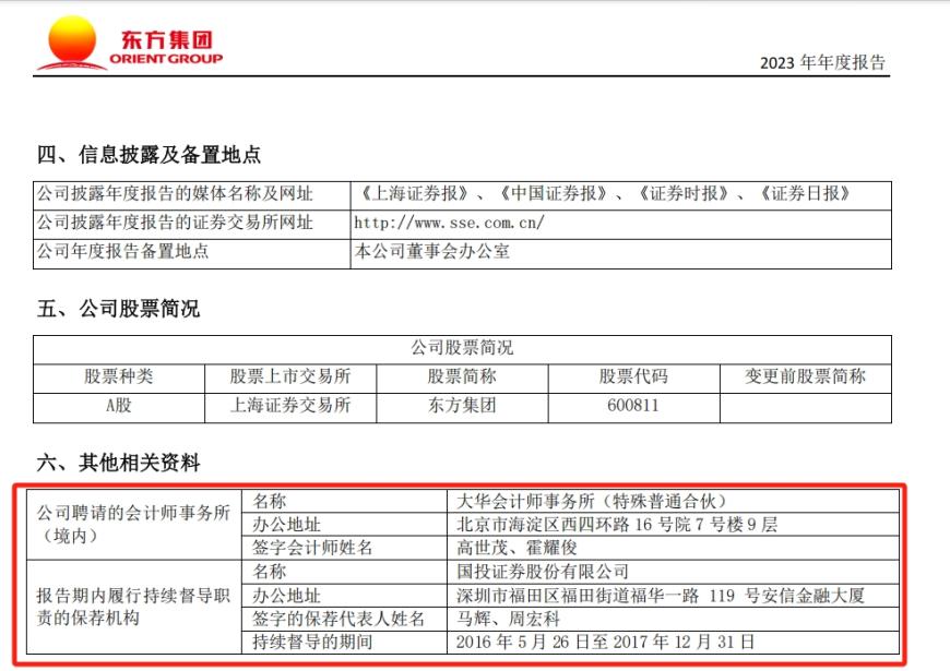 东方集团涉嫌连续4年财务造假，大华会计师事务所连续3年出具“无保留意见”审计报告-第7张图片